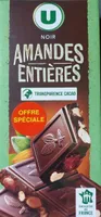 Chocolat noir aux amandes 2x200g