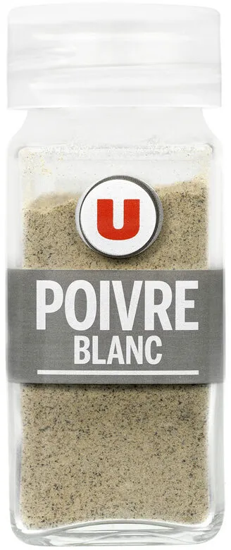Poivre blanc moulu format classique 45g