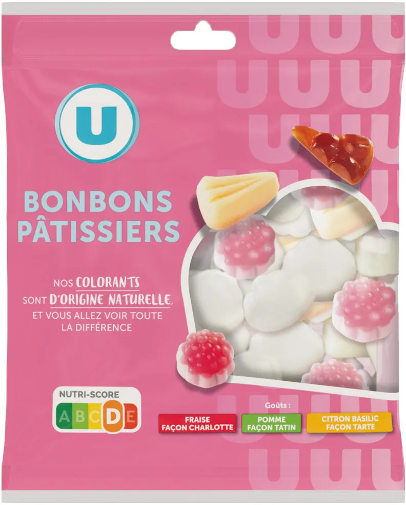 Bonbons gélifiés pâtissiers
