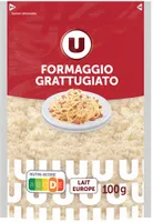 Formaggio grattugiato lait thermisé 100% italien 30%MG, 100g