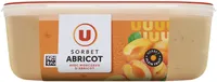 Sorbet plein fruit abricot - bac 1L 650G