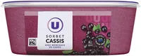 Sorbet plein fruit cassis - bac 1L 650G