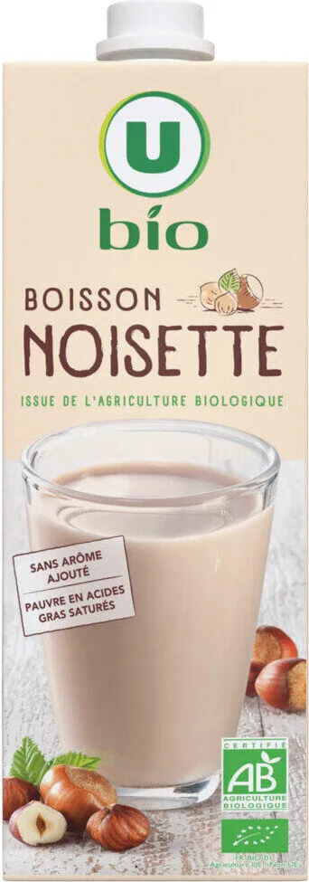 Boisson végétale noisette 1l