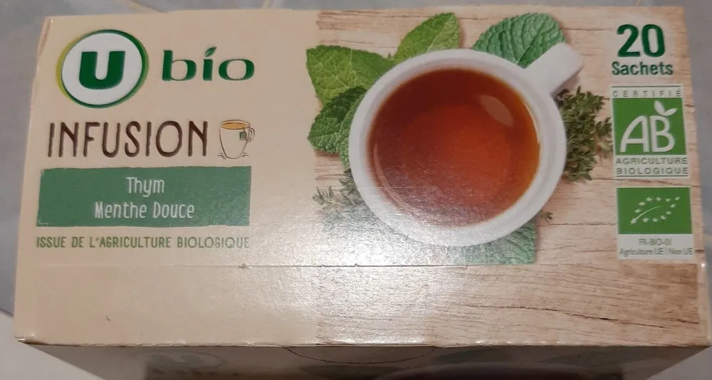 Infusion Thym et Menthe douce