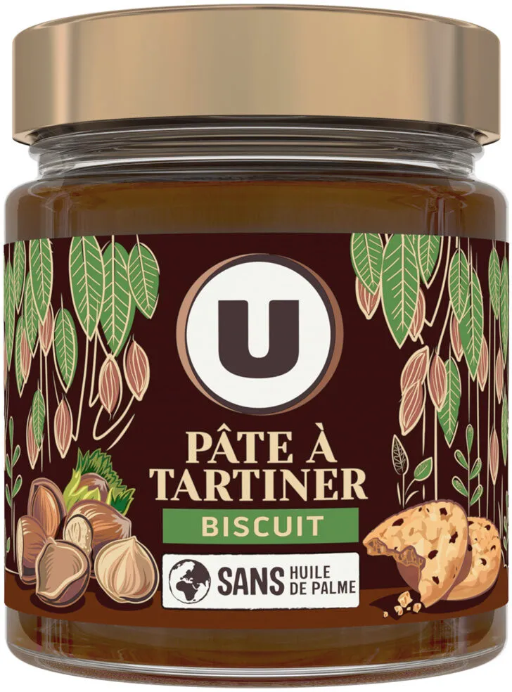 Pâte à tartiner inclusion de biscuits