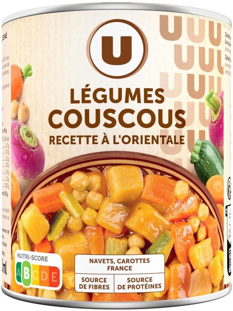 Légumes pour couscous recette à l'orientale - Boîte 800g