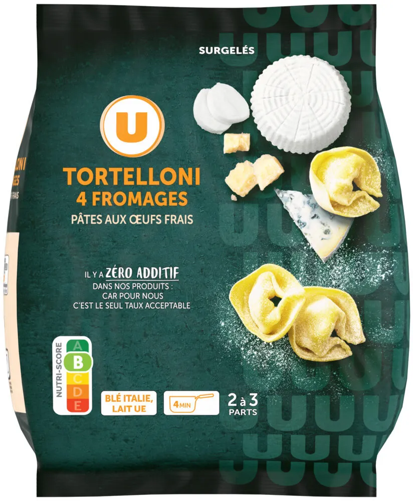 Tortelloni 4 fromages , 500g