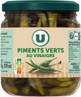 Piments verts au vinaigre bocal 37cl 130g