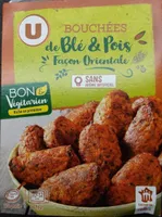 Bouchées de blé et pois façon orientale