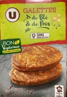 Galettes de blé et pois x2 180g