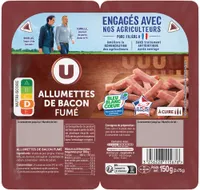 Allumettes de bacon fumé - 2x75g