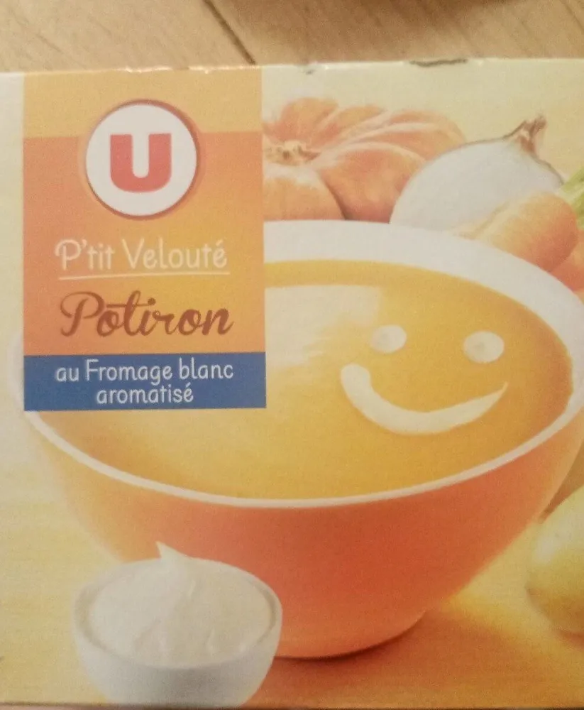 P'tit velouté Potiron au fromage blanc aromatisé