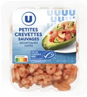 Crevettes sauvages décortiquées cuites 125g