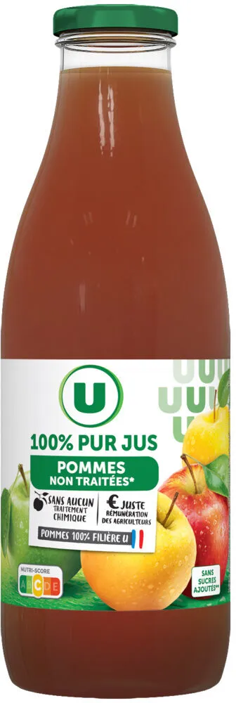Pur jus pressé  pommes non traitées