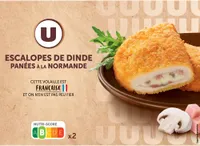 Escalope de dinde panée à la normande