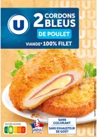 Cordon bleu de poulet, France, 2 pièces, barquette, 200g