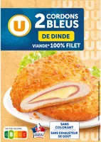 Cordon bleu de dinde, France, 2 pièces, barquette, 200g