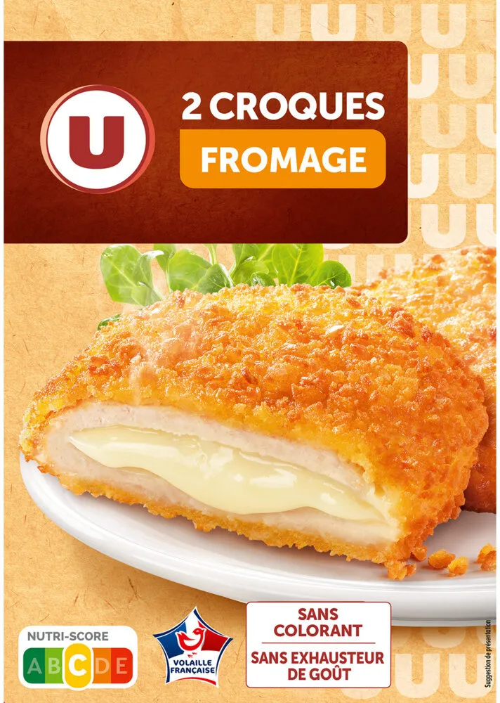 Croque fromage, VVF, 2 pièces, barquette, 200g