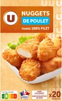 Nuggets de filet de poulet, France, 20 pièces, barquette, 400g