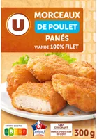 Morceaux de filets de poulet panés
