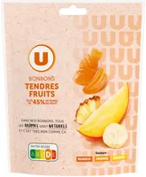 Bonbons tendres fruits U