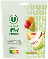 Bonbons tendres fruits du verger 120g