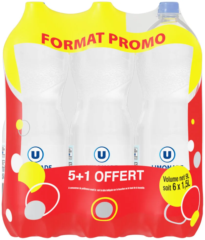 Limonade Pet 5x1,5l+ 1 offerte
