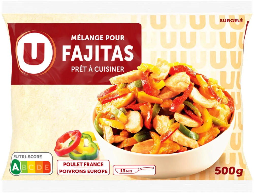 Mélange pour Fajitas Surgelé 500G