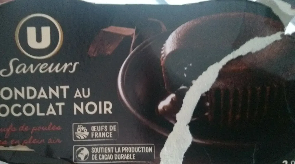 Fondant au chocolat noir 2x90g