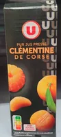 Jus pressé de clémentines corses
