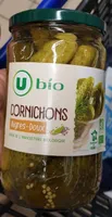 Cornichons bio aigre doux - Bocal 360g