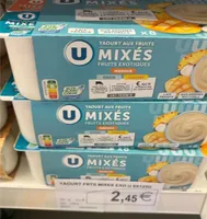 Yaourts aux fruits mixes exotiques