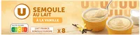 Semoule au lait à la vanille U