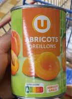 Abricots au sirop léger, boîte 1/2, 230g