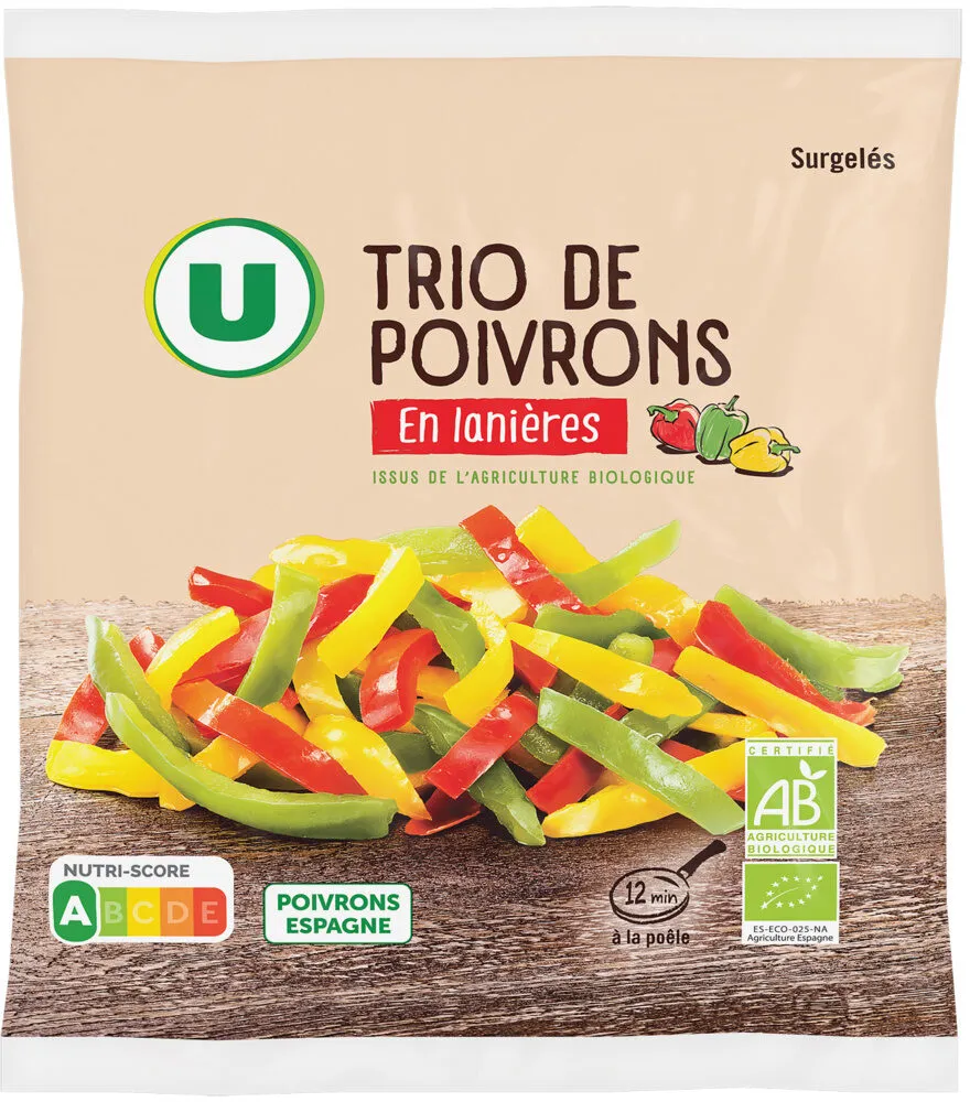 Trio de poivrons - 600g