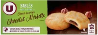 Biscuits Sablés fourrés saveur noisette paquet de 125g