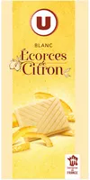 Chocolat blanc écorces de citron