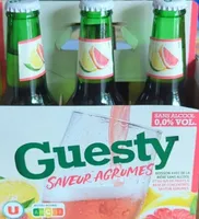 Bière sans alcool GUESTY saveur Agrumes 0.0°