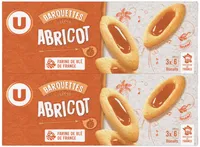 Biscuits Barquettes à l'abricot - 2 paquets de 120g