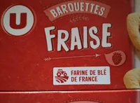 Barquettes à la fraise paquet 2x120g