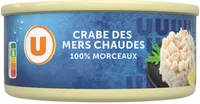 Crabe des mers chaudes 100% morceaux boîte 1/4 105g