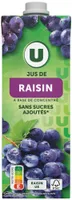 Jus de raisin brique 1 litre