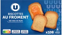 Biscottes froment antichoc x108 - 900g