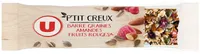 Barre graines amandes fruits rouges