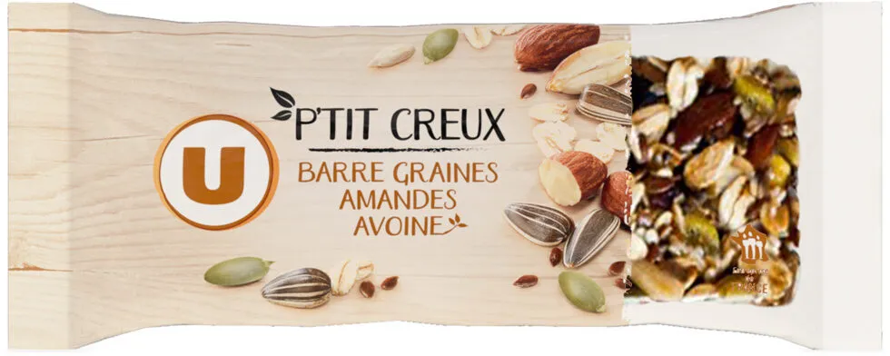 Barre graines amandes avoine