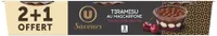 Tiramisu cerise amarena - 2x100g + 1 offert
