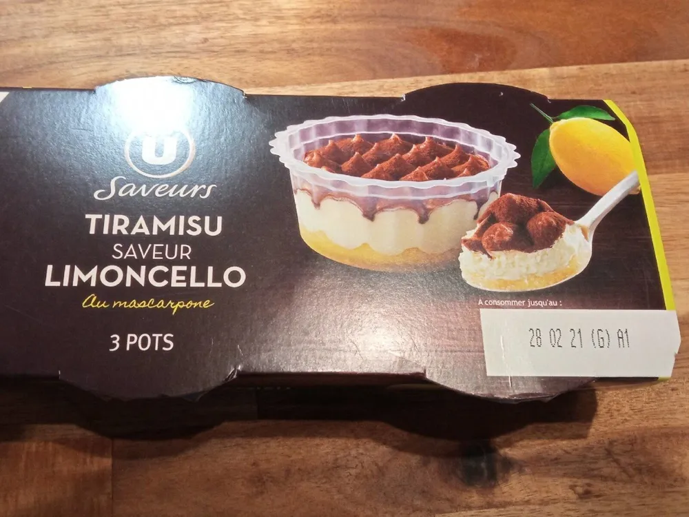 Tiramisu limoncello - 2x100g + 1 offert
