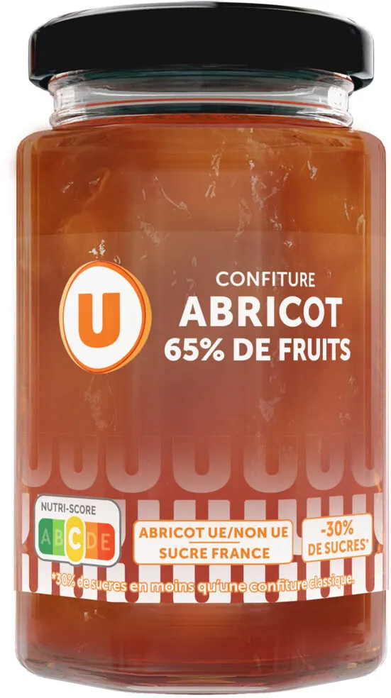 Confiture abricot 65% de fruits 300g