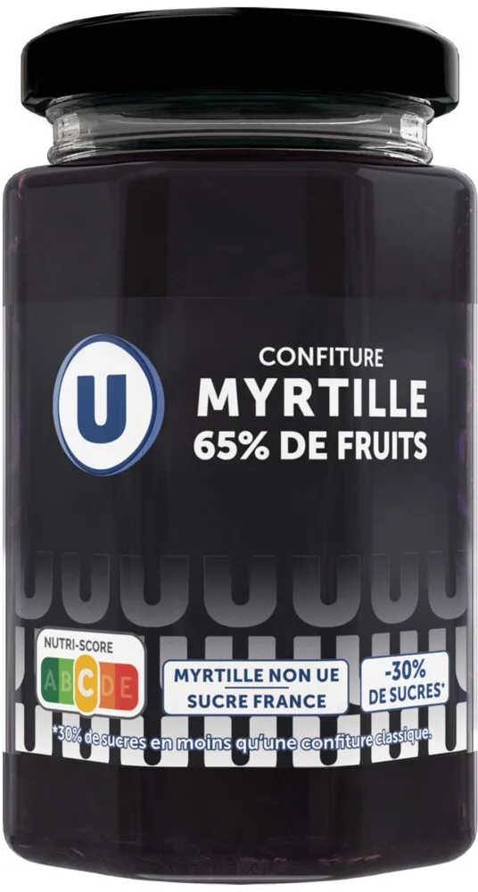Confiture myrtille 65% de fruits 300g
