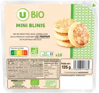 Mini blinis apéro x16 135g